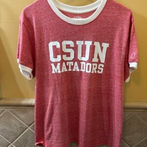 CSUN Matadors League Red and White T-Shirt